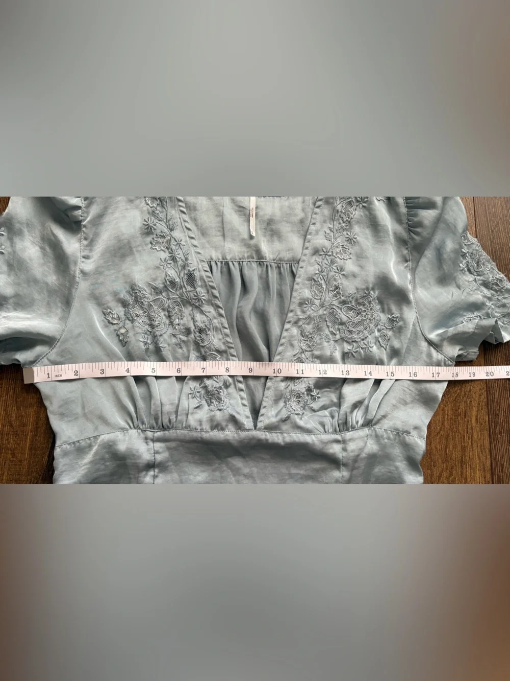 Free People Amor Amor Blouse, M, Blue